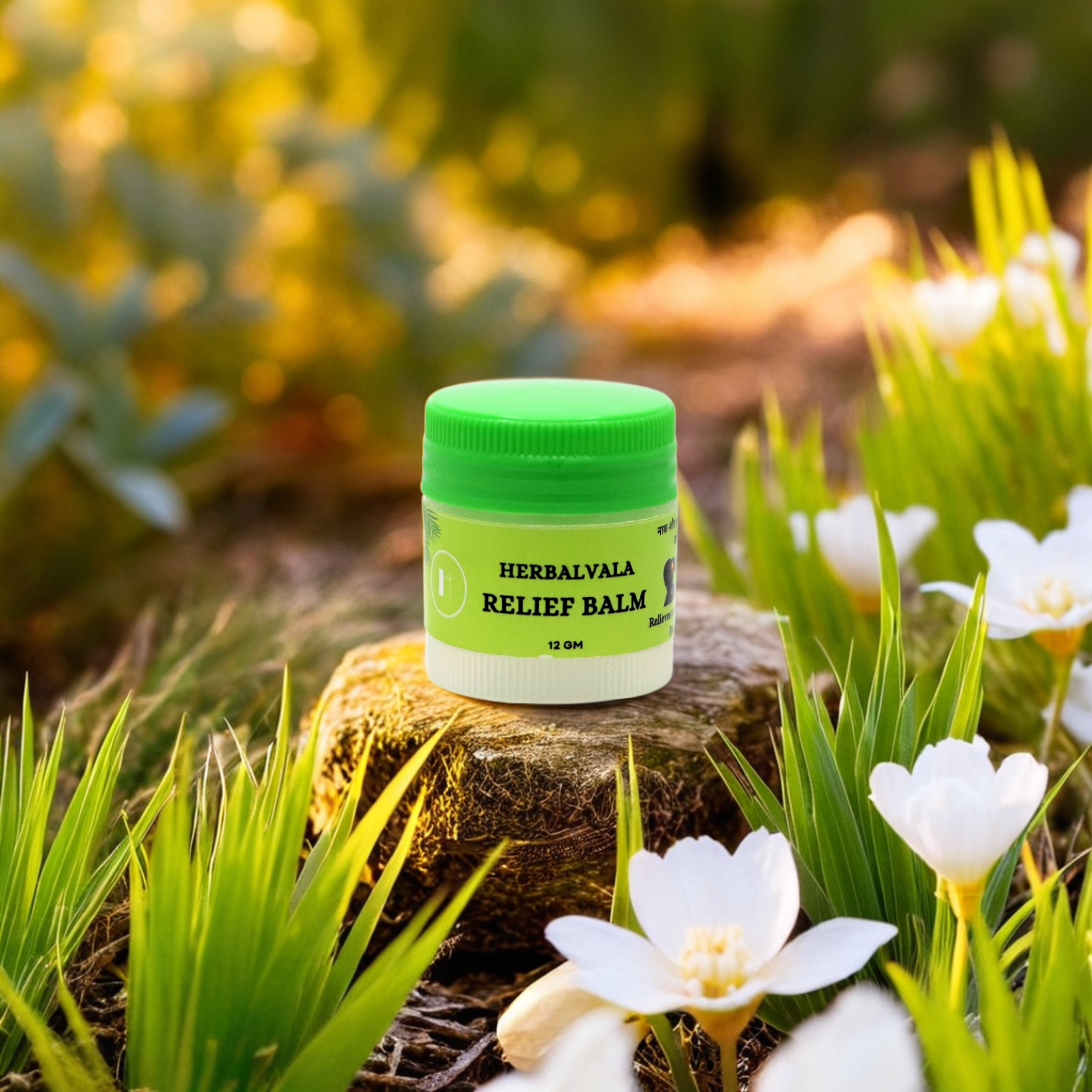 Herbalvala Relief Balm (Pack of 4) for Headache, Body, Joints & Muscle Pain