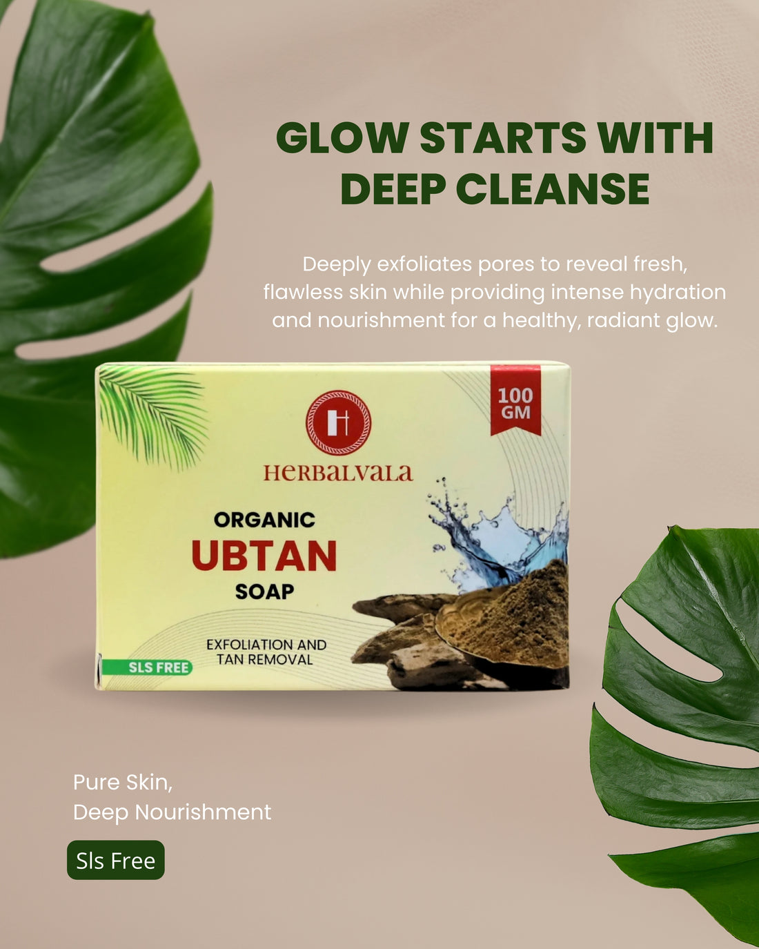 Herbalvala Ubtan Soap for Refreshed & Nourished Body | (Pqack of 2)