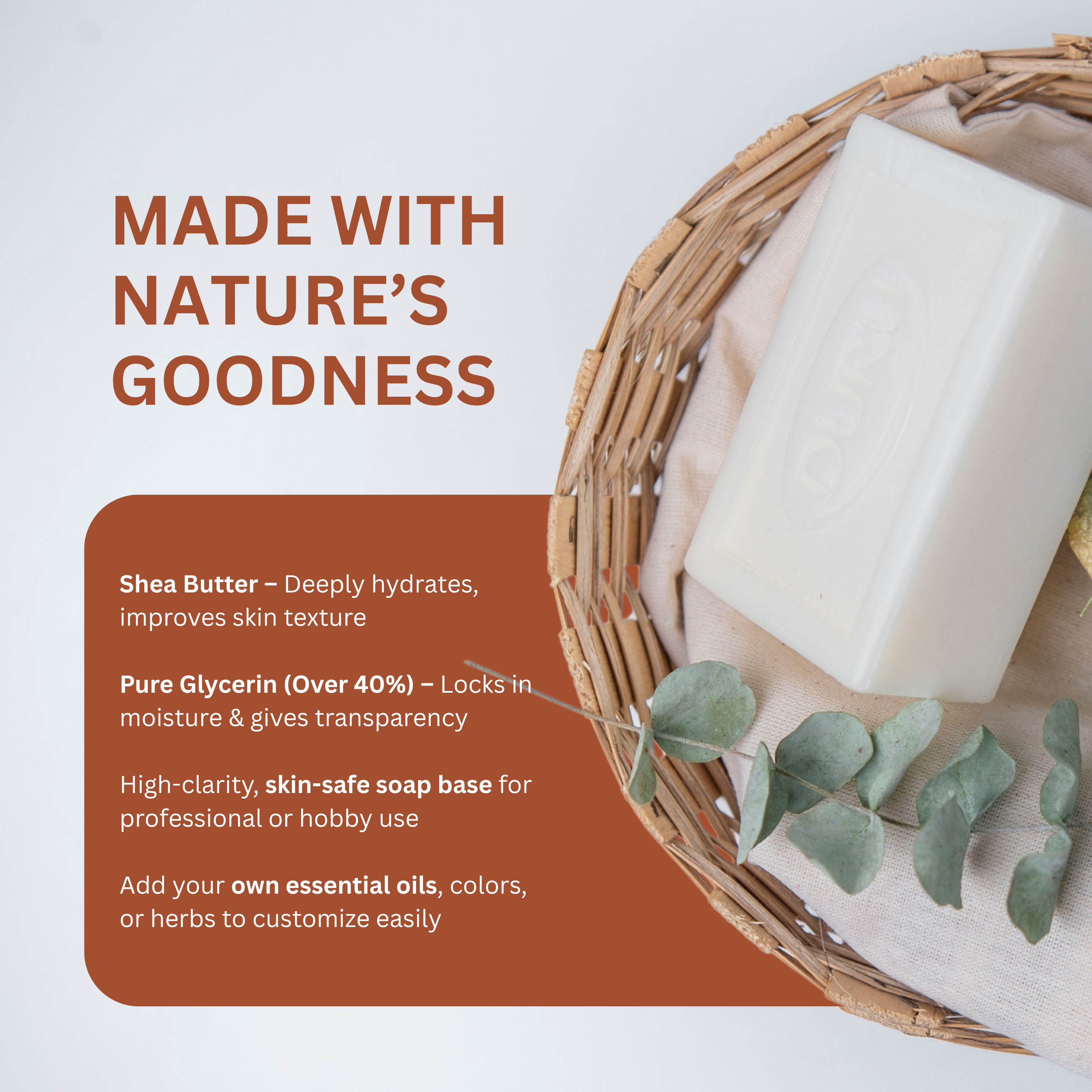 Shea butter soap base | 1kg