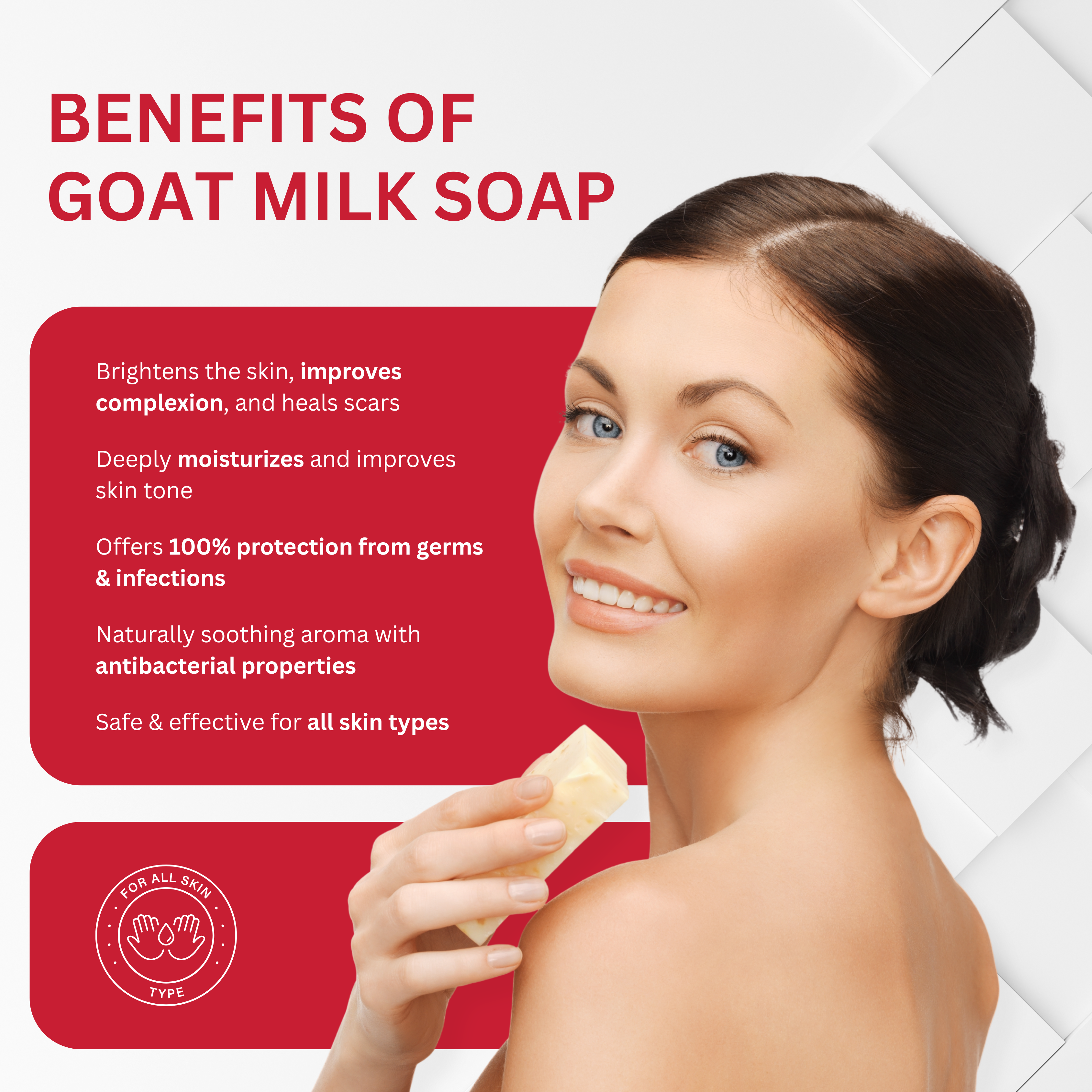 Herbalvala Saffron Goat Milk Soap for Refreshed & Nourished Body || Bathing Soap to Minimise Signs Of Aging || Suitable for All Skin Type ||Nourish Your Skin with Saffron-Infused Goat Milk Soap (Pack Of 2)