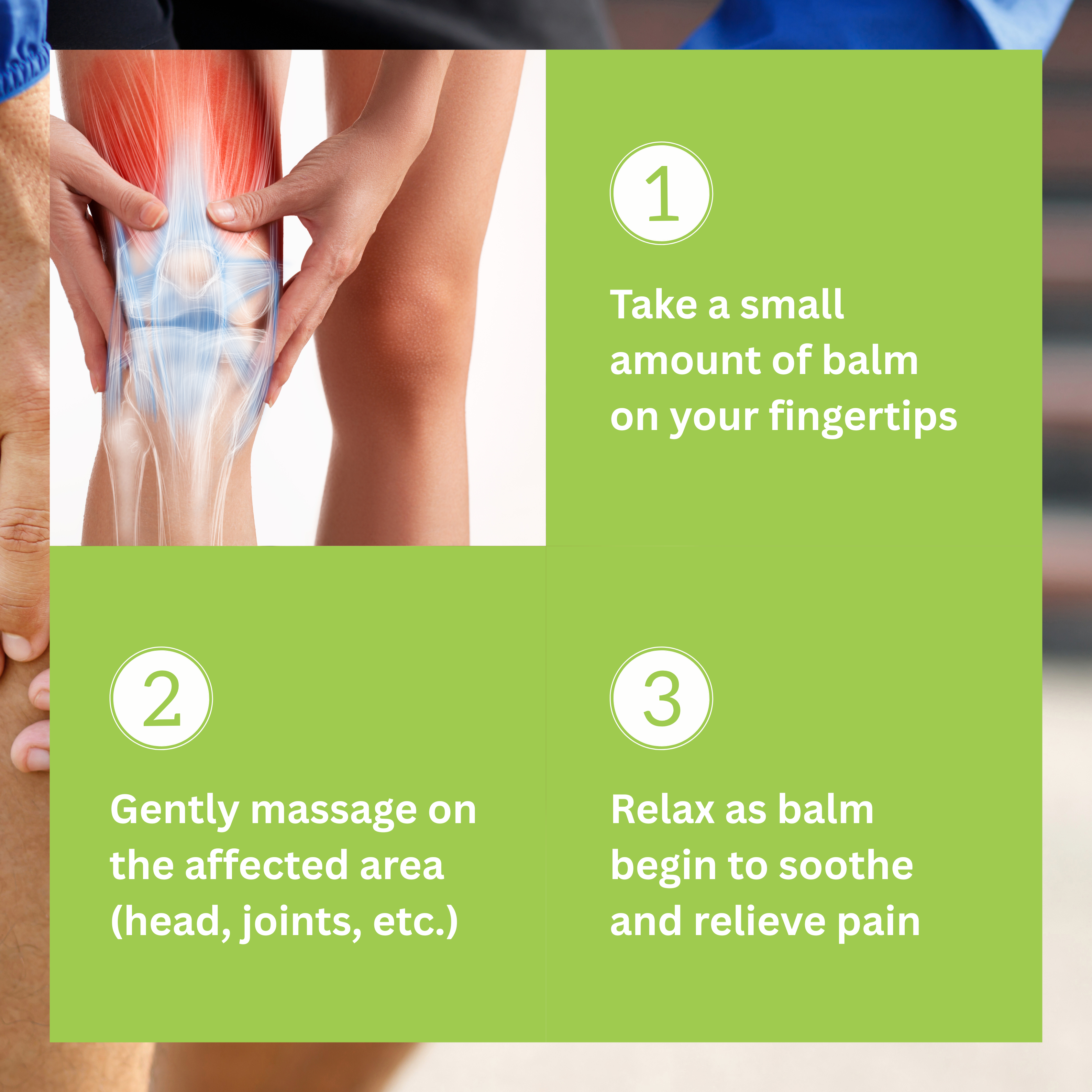 Herbalvala Relief Balm (Pack of 4) for Headache, Body, Joints & Muscle Pain