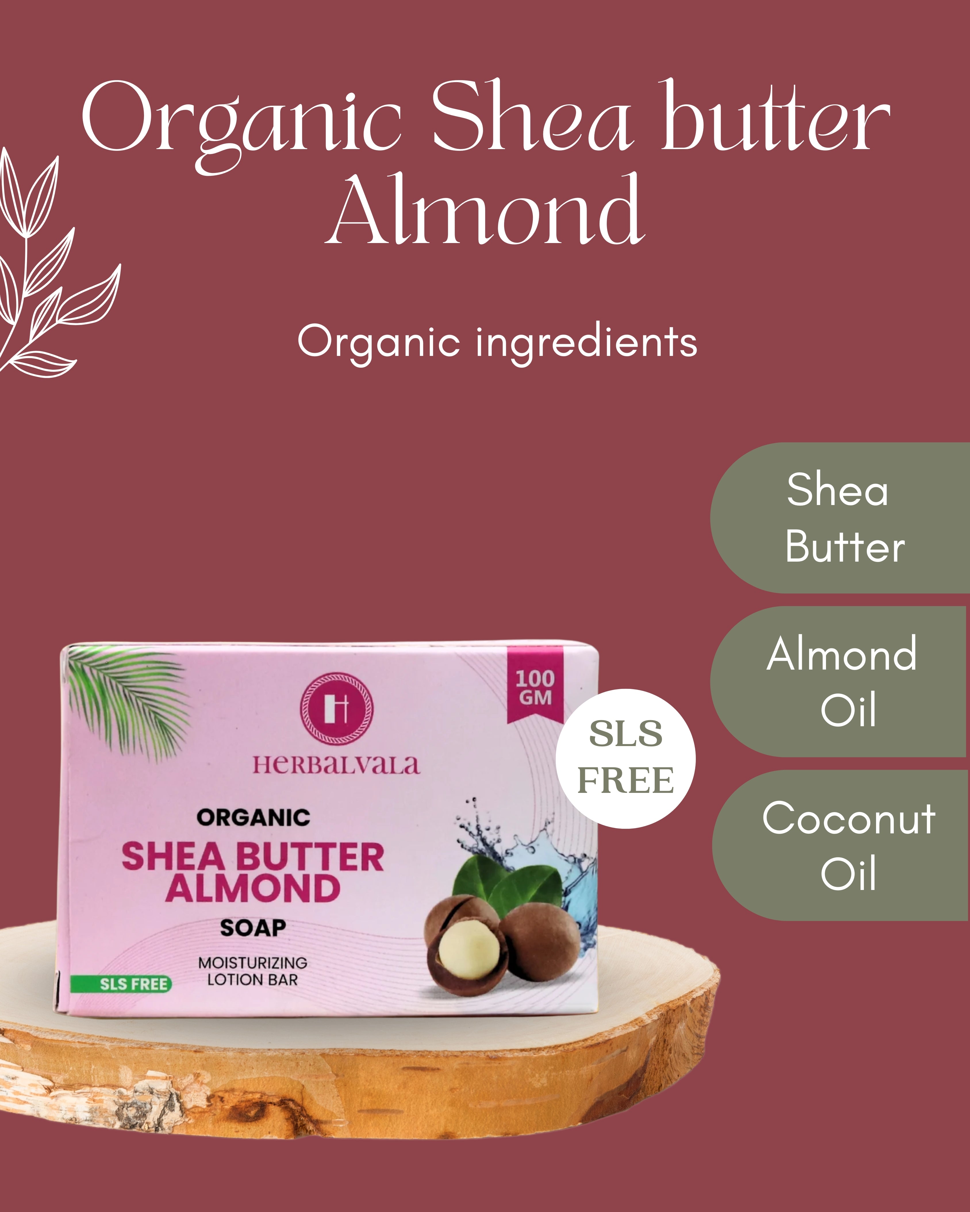 Herbalvala Shea Butter Vitamin E Soap for Refreshed & Nourished Body || Paraben, Sulphate & Cruelty-Free || Glowing & Moisturized Skin (Pack of 2)