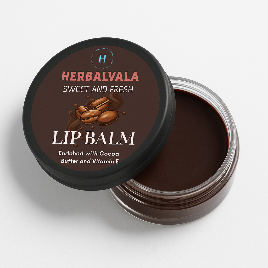 Herbalvala Lip Balm Combo of Strawberry + Beetroot + Coffee Flavour for Lip Care – Pack of 3