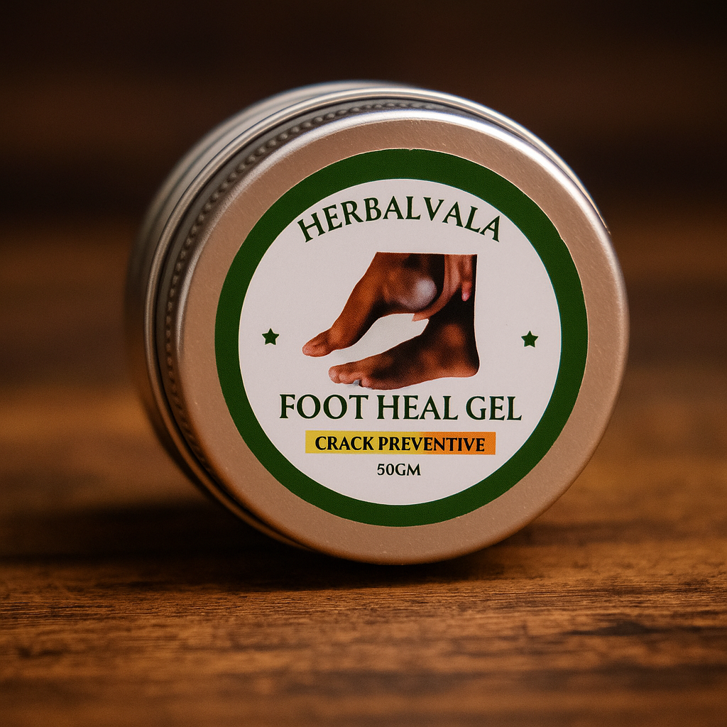 Herbalvala Foot Heal Gel - 50gm, Best For Muscular Pain, Cough and Cold, 100% organic and safe for all skin types